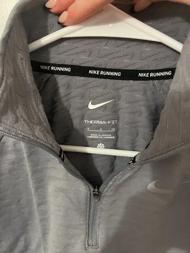 Nike Running Therma-fit Grey Quarter Zip