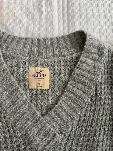 Hollister  Sweater Knit Grey