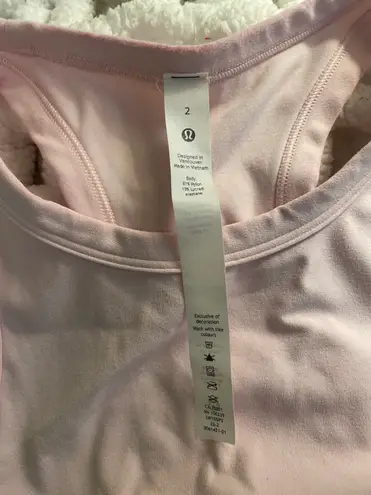 Lululemon Waist-Length Racerback Tank Top