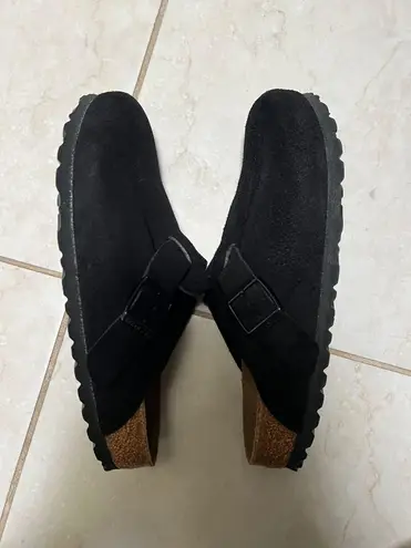 Birkenstock FREE SHIPPING Leather Suede Clogs Size38