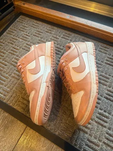 Nike rose pink  dunk lows thumbnail 3