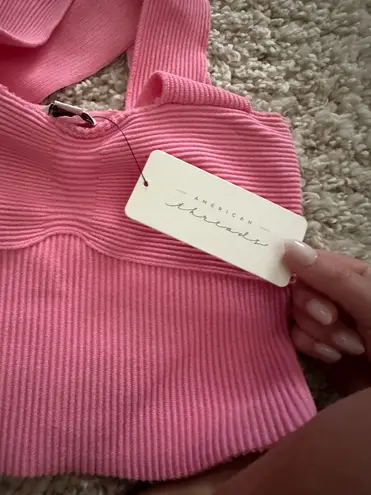 American Threads  Pink Top Love Island - Image 4