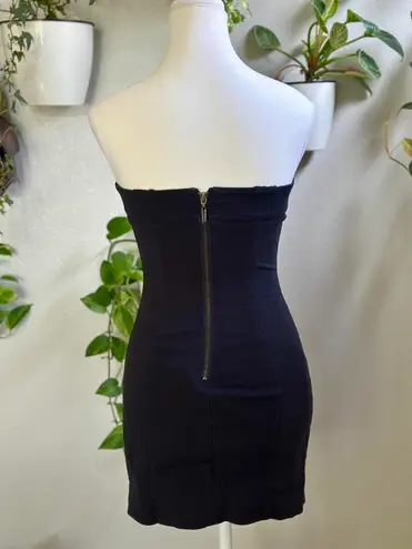 Guess by Marciano Strapless Black Mini Dress – Size 2