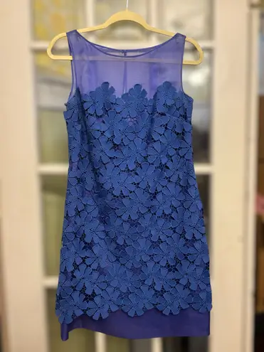 Luisa Spagnoli Women's Blue Designer Overcoat (IT 42) & Floral Cutout Dress (Sm)