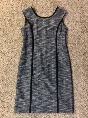 Rafaella Dress Womens 8 Used Black Cream Sleeveless