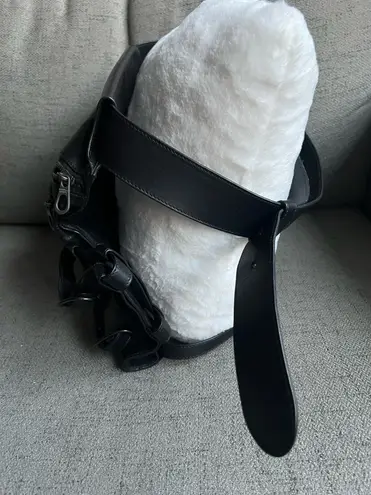 Bottega Veneta leather belt bag motorcycle