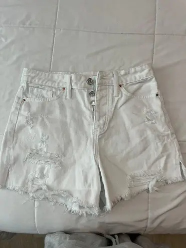 YMI Jeans High waisted Denim White Shorts