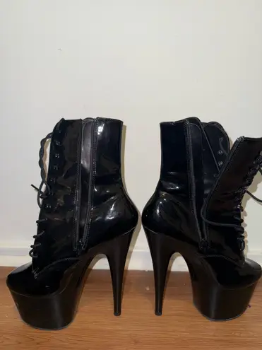 Pleaser Heels  Black 9” Boot - Image 4