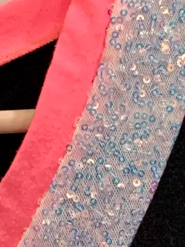 Southern Stitch Black, Pink And Sequin Tee