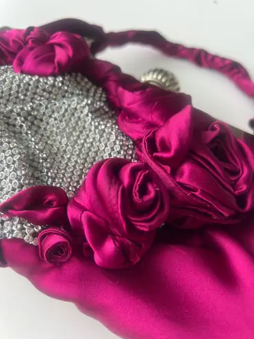 Vivienne Westwood Handmade Rhinestone and Silk Purse