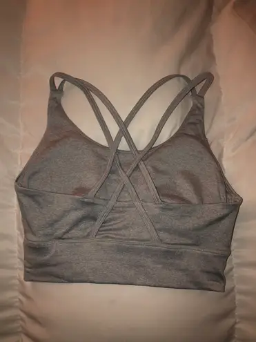 Athletic Works Gray Sports bra 