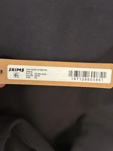 SKIMS Raw Edge Intimates Dress Onyx XS NWT ( sold out)