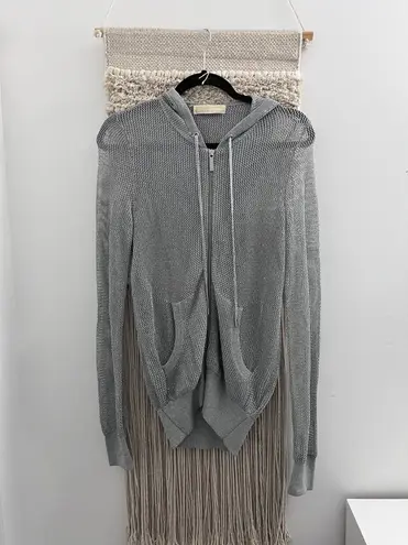 Michael Kors Silver Sparkly Zip Up