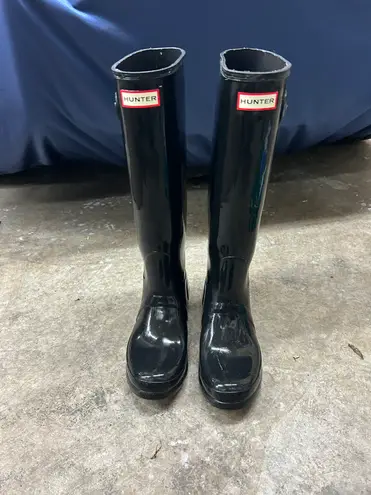 Hunter Tall Black Rainboots