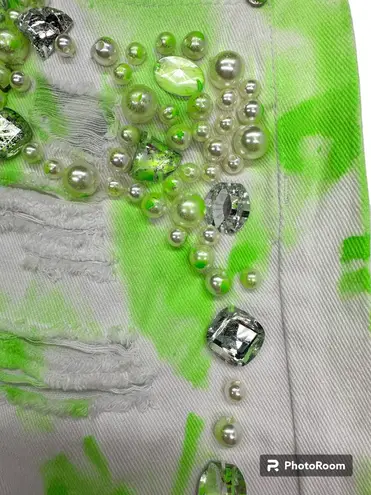 Sparkle Denim Pearls & Gems Boyfriend Jeans (13)