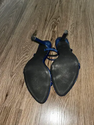 Elegant Navy Women's Heels Blue Size 8.5