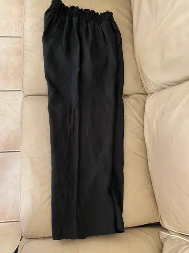 House of Harlow 1960 Smocked Waist Wide Leg Pull-On Pants