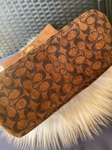 Coach  Etta Flap Shoulder Bag in Signature Chenille Truffle CCe58IMA7U