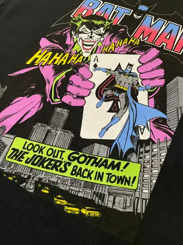 DC Comics Comic Batman and Joker graphic tee