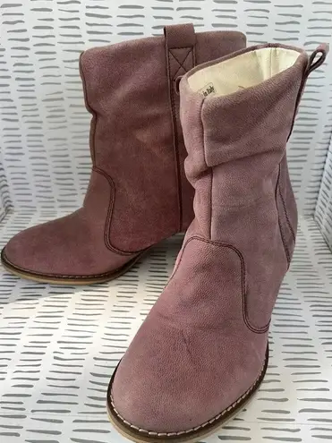 Sundance  Suede Pink Purple Ankle Boots Women’s Size 39 NWOT‎ - Image 1