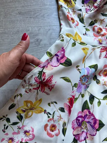 Yumi Kim Pretty Woman Dress In Petal Pusher Silk Midi Floral Size XS Sleeveless