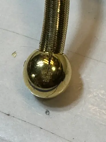 Vermeil Gold Over 925 Italy Flexible Snake Chain Necklace