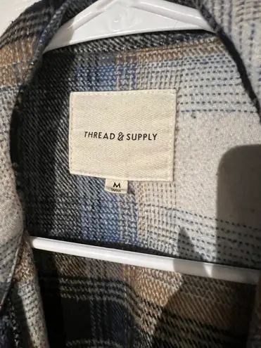 Thread and Supply Flannel Top