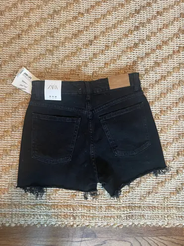 ZARA NWT High Rise Denim Shorts