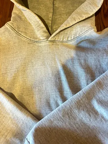 Los Angeles Apparel heavy fleece hoodie (mineral wash) in color limestone