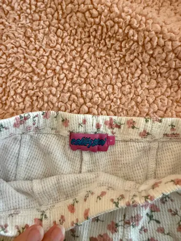 Edikted  Waffle Shorts Knit Floral - Image 3