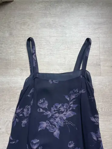 Inc international Concepts Floral Strap Midi Dress Size 4 Y2K Fairy Whimsygoth