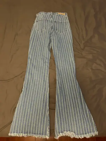 Striped Flare Jeans Multi Size XS