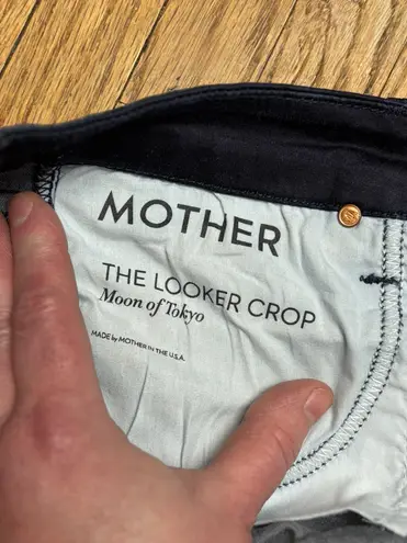 MOTHER Denim Women’s Sz 26 “The Looker Crop: Moon of Tokyo” Floral Skinny Jeans