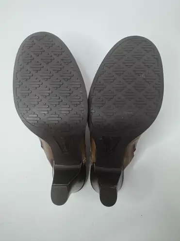 Bare Traps 'Expert' Brown Leather Mules Size 7.5M