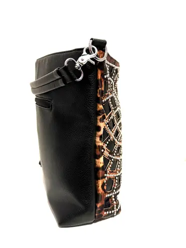 Sparkling Leopard Purse Multi