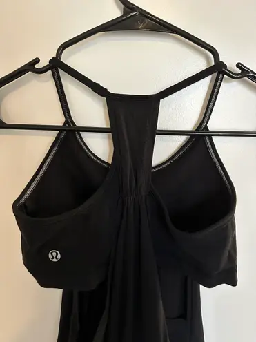 Lululemon Black Tank With Built-In Bra