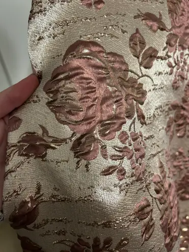 City Vibe Pink Jacquard Dress