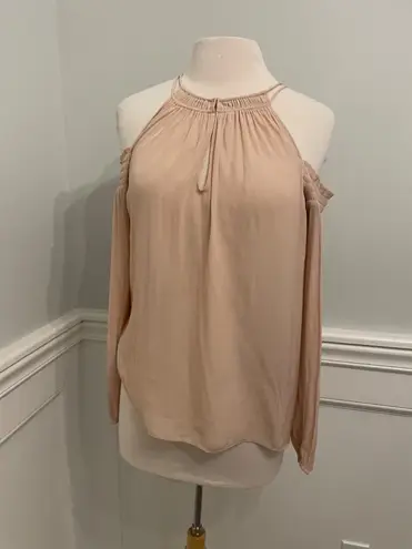 Ramy Brook "HEIDI" COLD SHOULDER TOP IN BLUSH SIZE S/P!