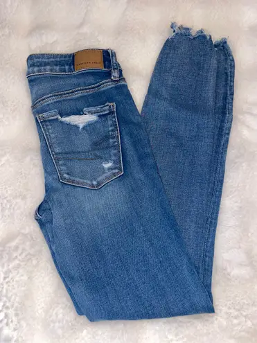 American Eagle ripped jeans