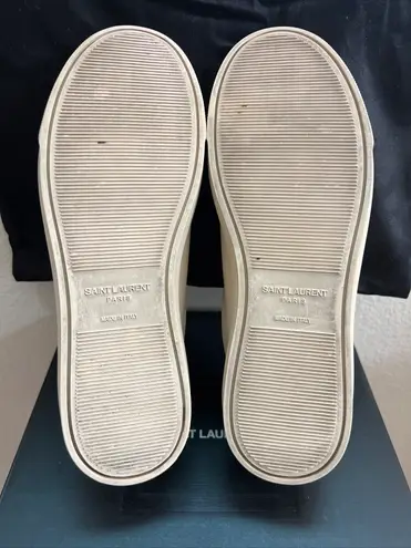 Saint Laurent Sneakers Andy Low Top Brooklyn Dark Coquille Casual Womans Sneaker