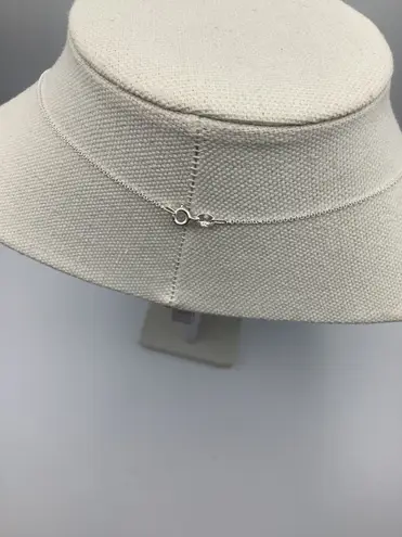 Sterling Silver Vintage Butterfly Navy blue Opal Pendant Matinee New ItalyChain