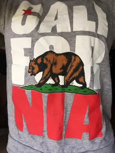 ON FIRE Long Sleeve Sweatshirt/Shirt Gray Size L