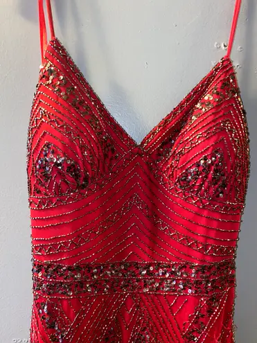 Marina De Buchi Red Dress