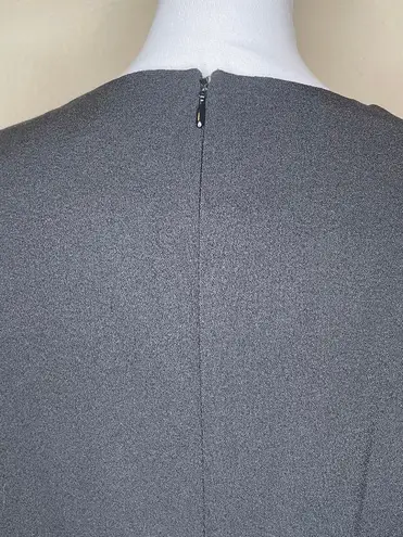 Preston & York Lagenlook Balloon Sleeve Round Neck Midi Dress Dark Academia Sz 6