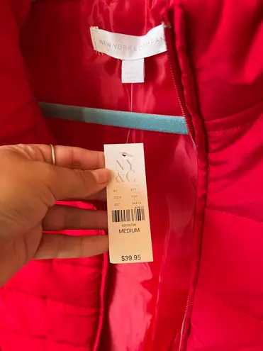 New York & Co. NWT Red Vest