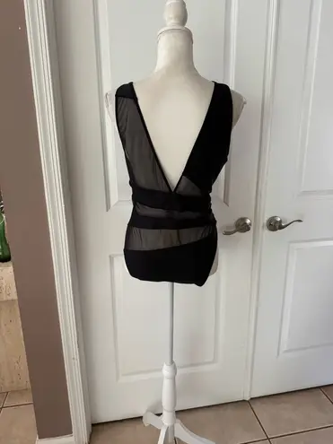 Ramy Brook - MILENA SHEER ONE PIECE SWIMSUIT - BLACK. MSRP $238. Size XXL