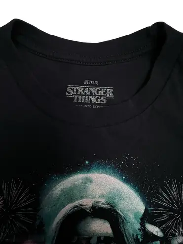 Stranger Things Drive Into Experience Black T-Shirt Unisex