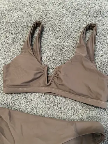 SheIn Brown Bikini Set