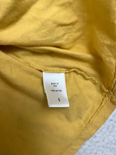 Letluv graphic yellow muscle tank