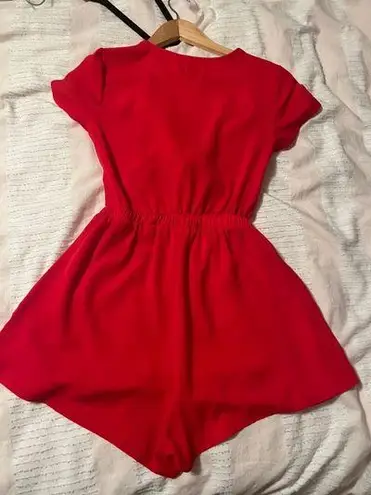 Princess Polly Red Romper
